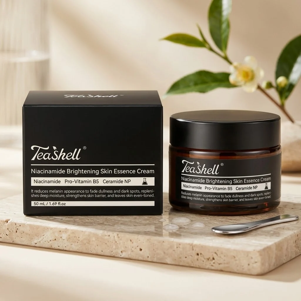 Teashell Niacinamide Brightening Skin Essence Cream 50ml
