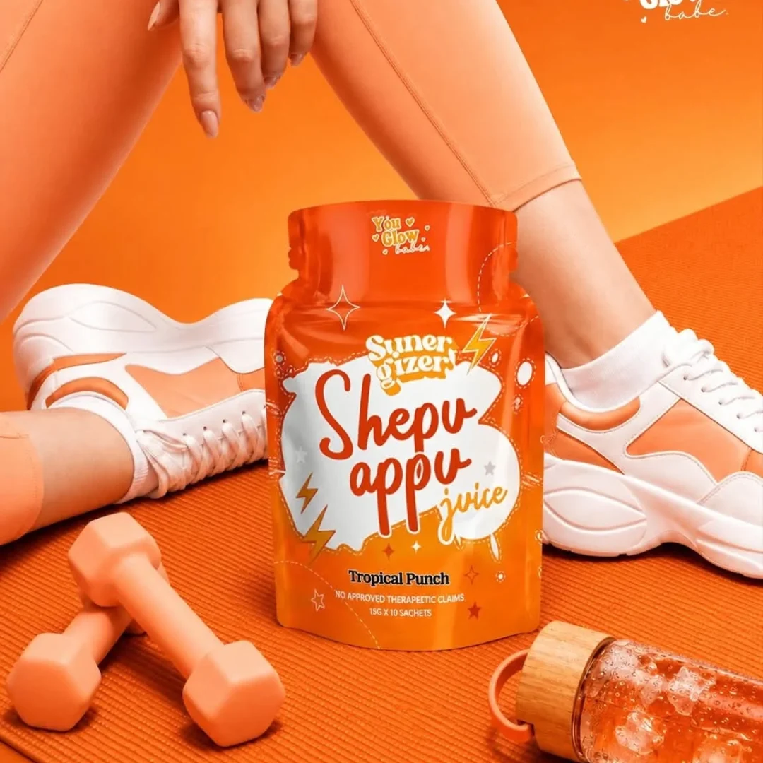 You Glow Babe SHEPU Appu Juice Tropical Punch – Super Energizer Drink Mix | 10 Sachets